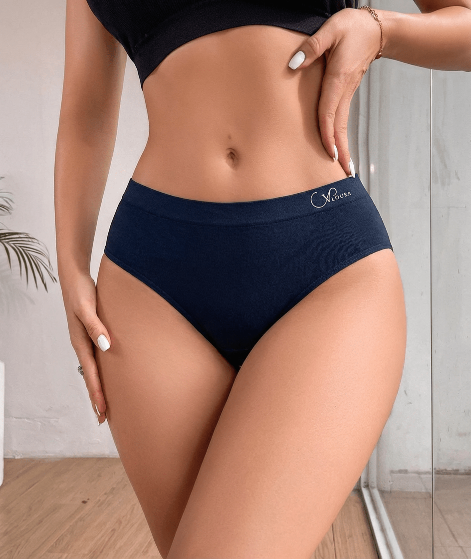 Vloura Ultra-Soft High-Cut Cotton Panty for Women